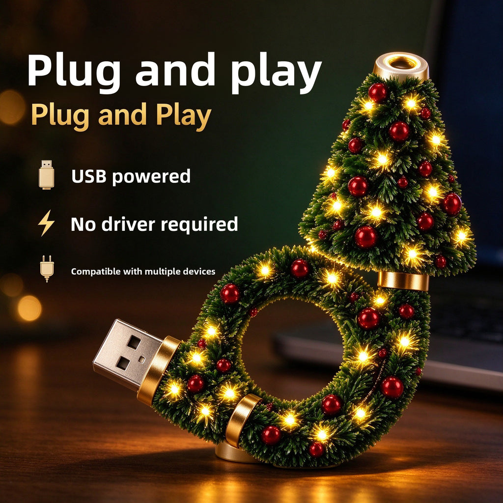USB Christmas Tree Projection lamp