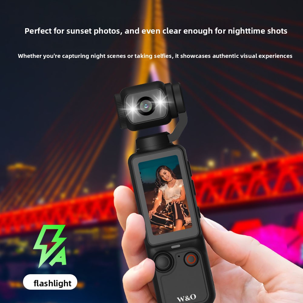 Q7 1080P Pocket Action Camera with 180� Rotation and Anti-shake